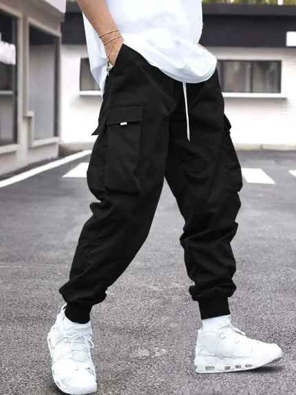 baggy pant black