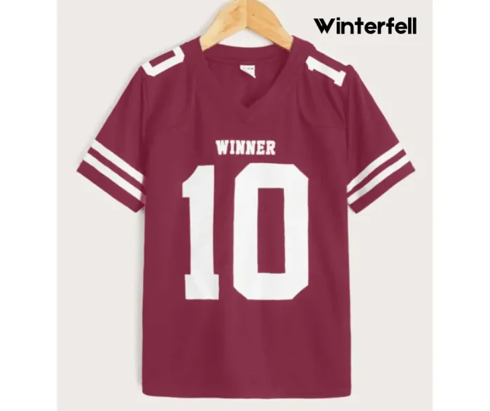 Winner maroon drop shoulder