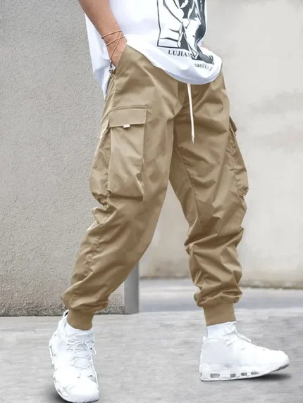 baggy pant khaki