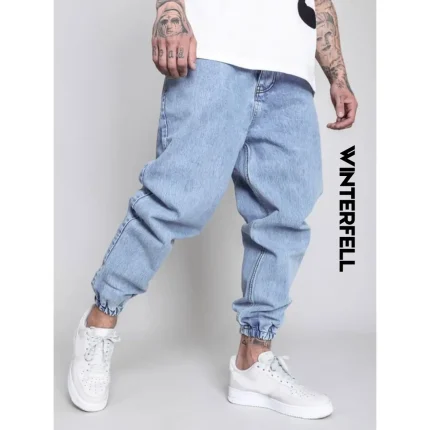 Light Wash Jogger Jeans