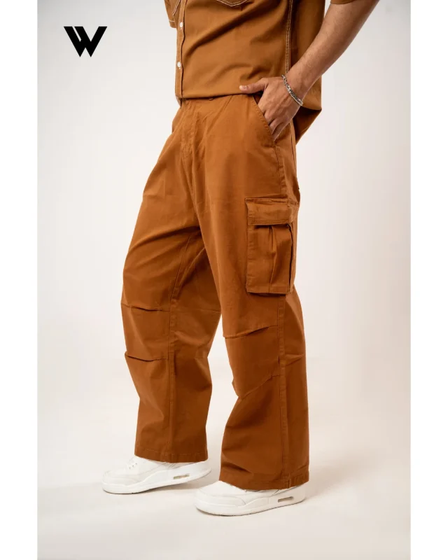 winterfell brown baggy pant