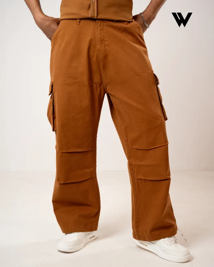 winterfell brown baggy pant 4