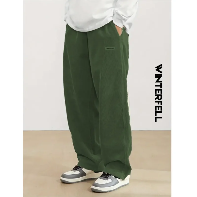 dark green baggy pant