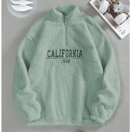 Paste California Sherpa Drop Shoulder Sweatshirt