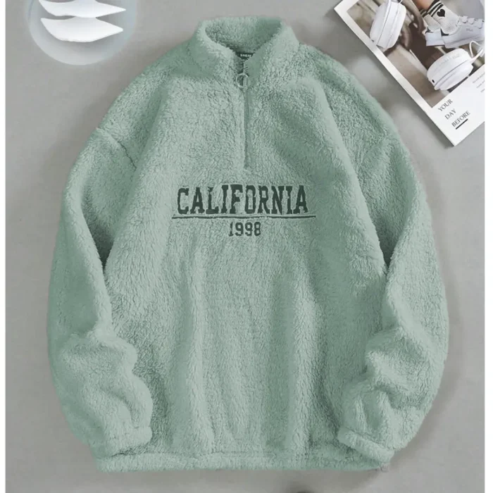 Paste California Sherpa Drop Shoulder Sweatshirt