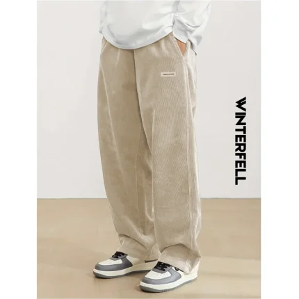 Biscuit Corduroy Loose Fit Pant