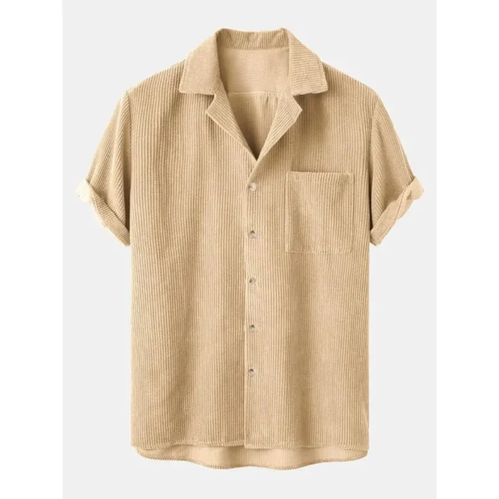 cord cuban khaki shirt winterfell