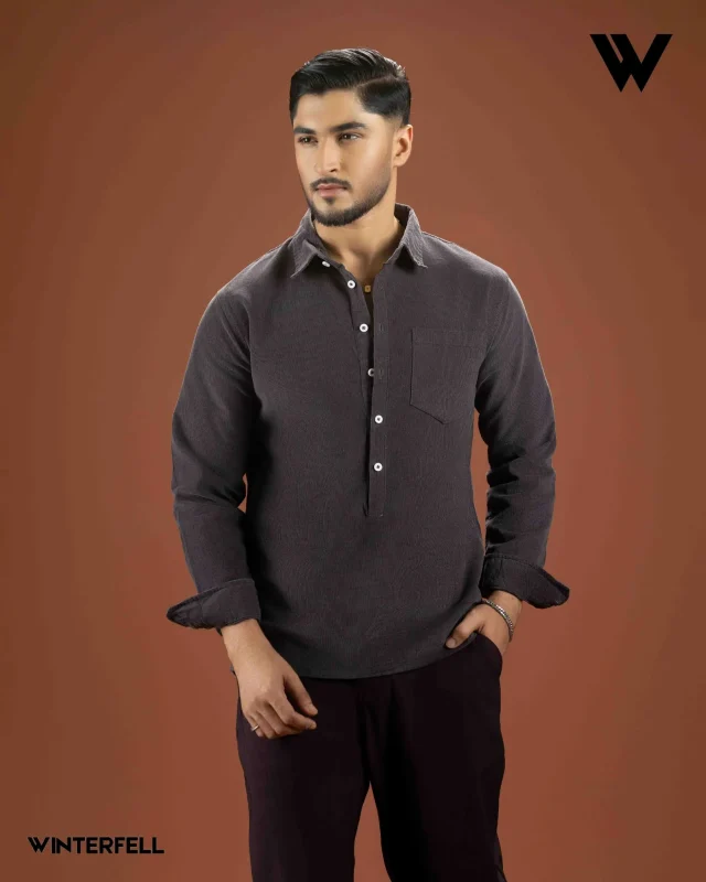 winterfell charcoal shirt