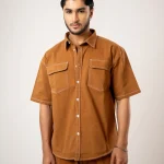 winterfell brown baggy shirt