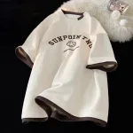 Sunpoin Off white Thermal Drop Shoulder T-Shirt winterfell