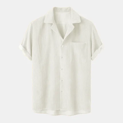 winterfell off white cord duban shirt