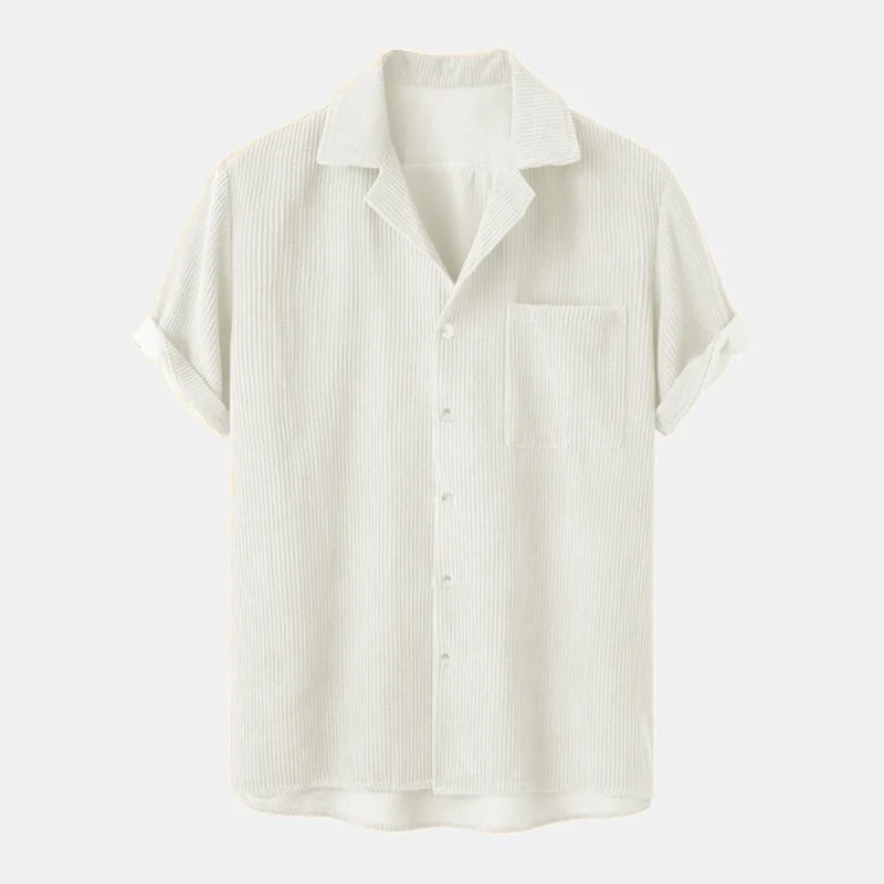 winterfell off white cord duban shirt