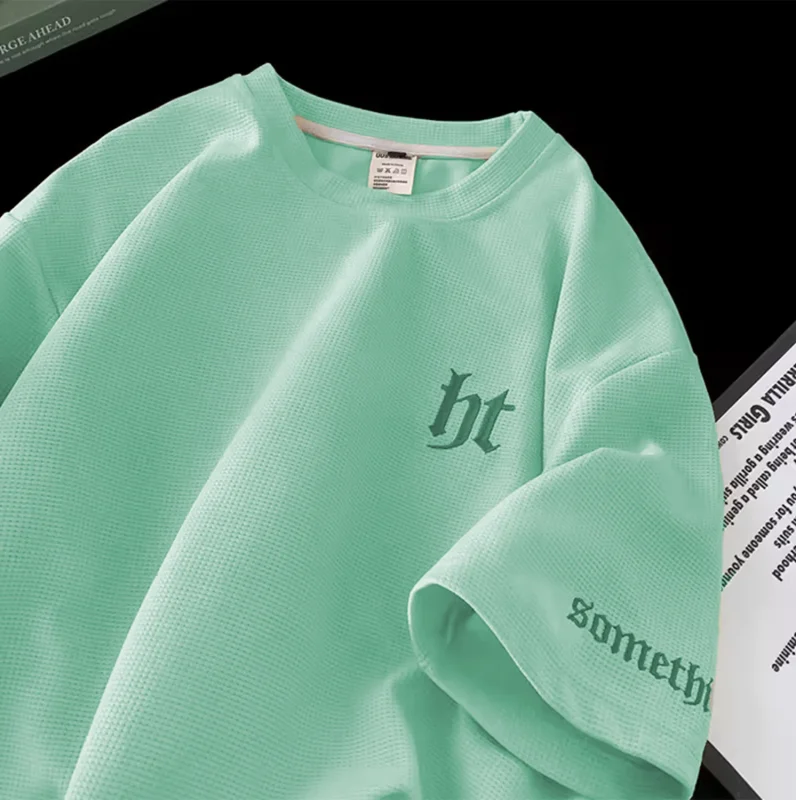 HT Waffle Drop Shoulder T-shirt winterfell