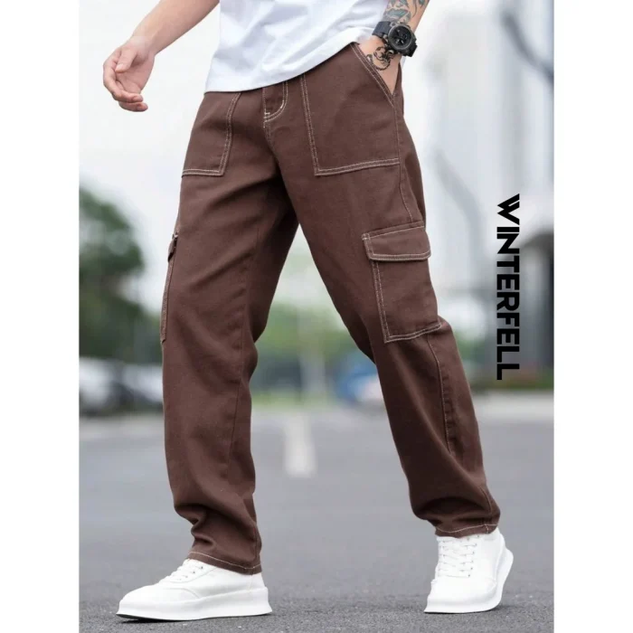 winterfell brown cargo pant