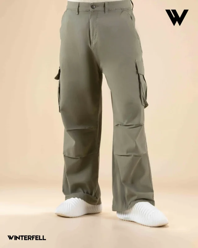 winterfell olive baggy pant 2