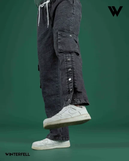 winterfell black baggy jeans 2