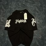 Fighter Gothic Tee - Black
