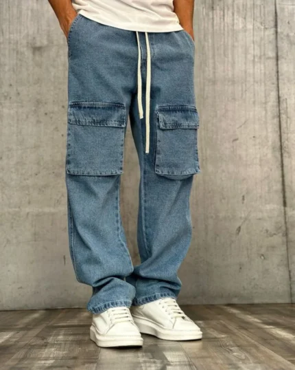 Gridlock Cargo Blue Denim