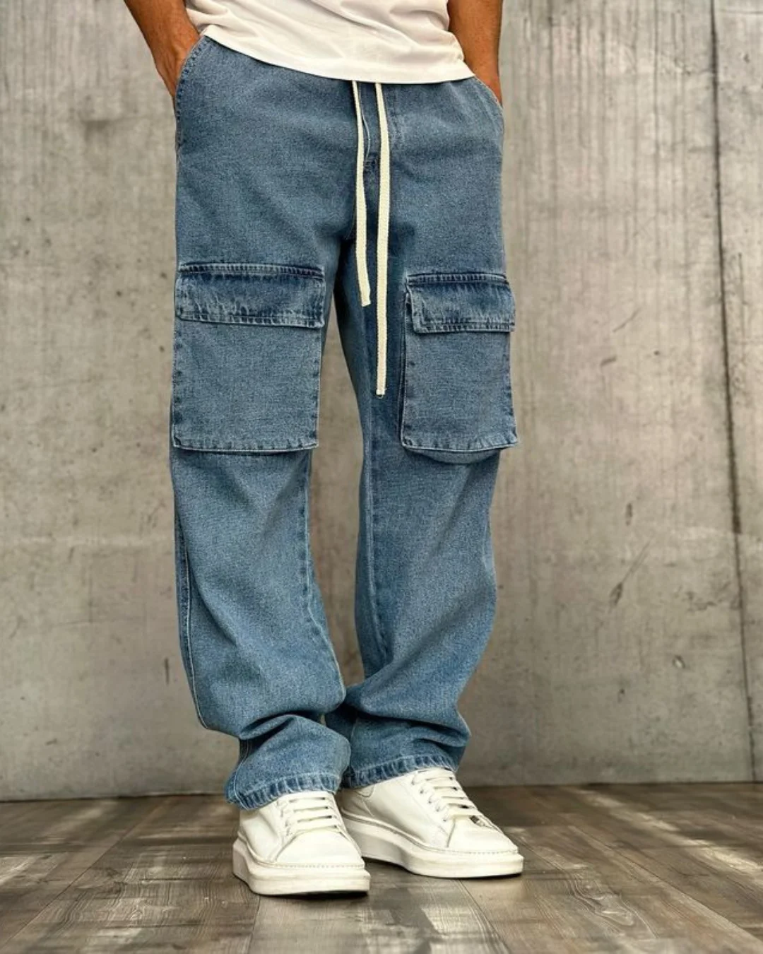 gridlock cargo blue Gridlock Cargo Blue Denim - Image 1