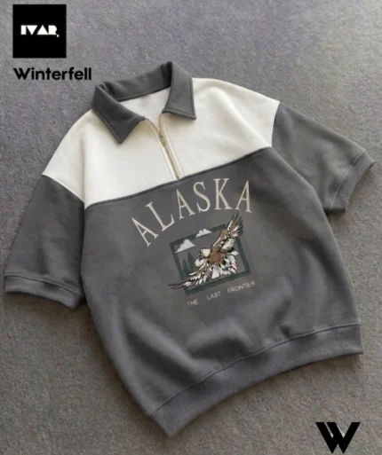 alaska charcoal polo