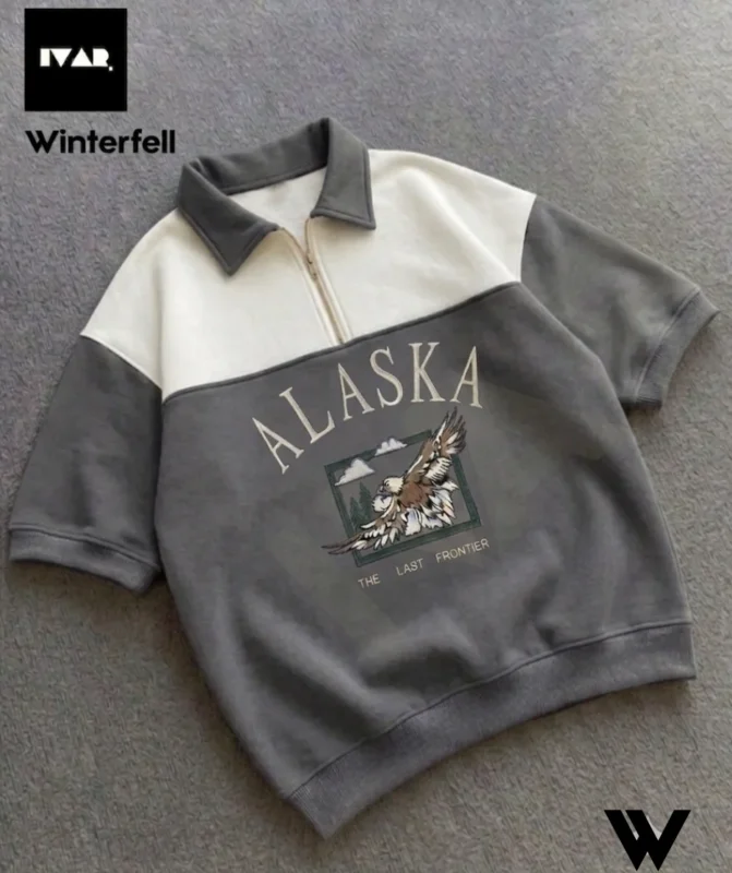 alaska charcoal polo