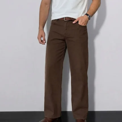 winterfell chocolate straight fit pant