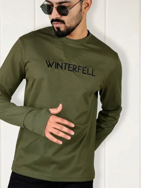 olive full sleeve t shirt